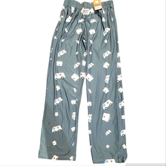 BRIEF INSANITY Lounge Pajama Pants Nurse Life Doctor Small Unisex NWT - Picture 2 of 10